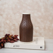 Jarrón Café Texturizado - ambientihonduras