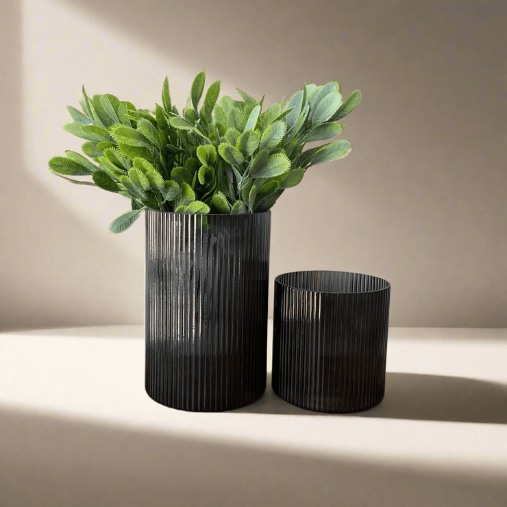 Jarrón y/o Candelabro Ahumado - ambientihonduras