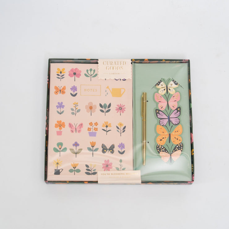 Libreta Mariposas & Pluma - ambientihonduras