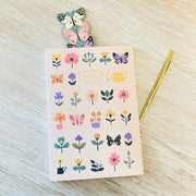 Libreta Mariposas & Pluma - ambientihonduras