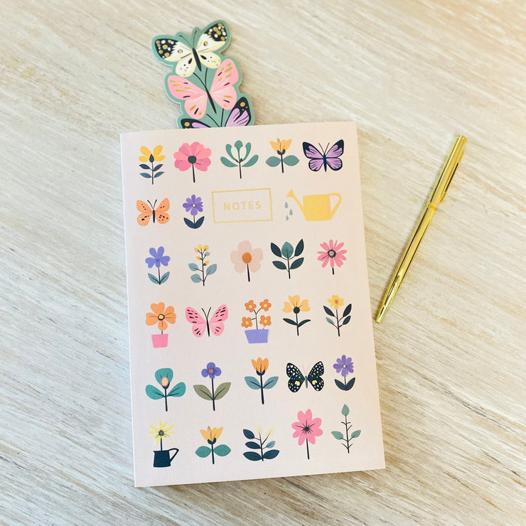 Libreta Mariposas & Pluma - ambientihonduras