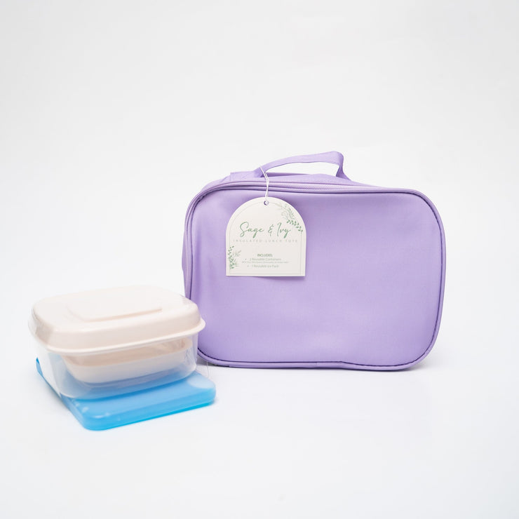 Lonchera Lila + Contenedores Sage & Ivy - ambientihonduras