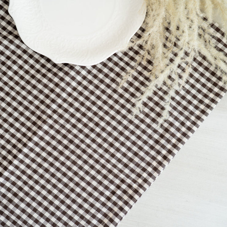 Mantel Café Cuadriculado - ambientihonduras