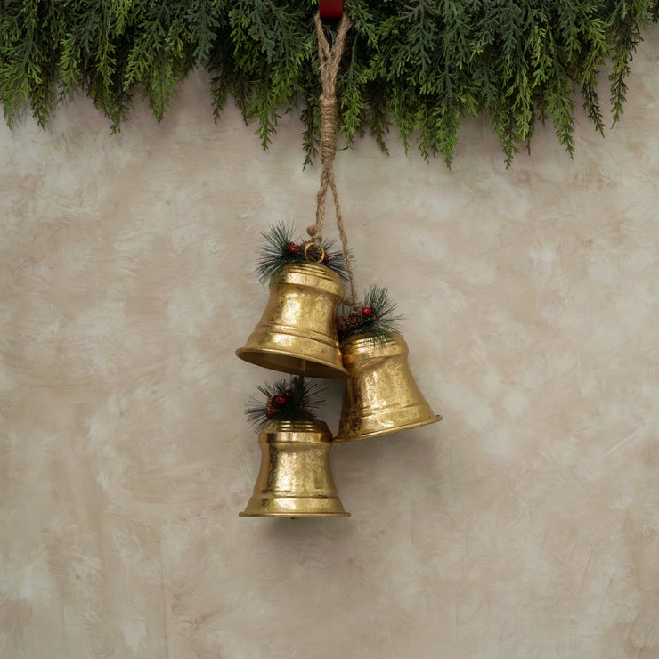 Nudo de 3 Campanadas Doradas - ambientihonduras