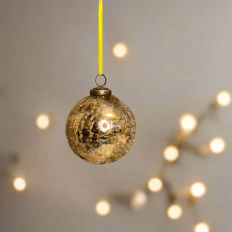 Pelota Dorada de Vidrio - ambientihonduras