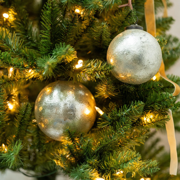 Pelota Dorada de Vidrio Texturizada - ambientihonduras