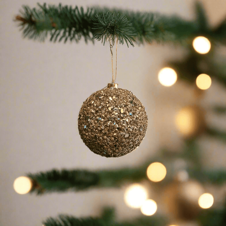 Pelota Dorada Escarchada - ambientihonduras