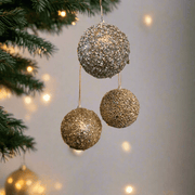 Pelota Dorada Escarchada - ambientihonduras