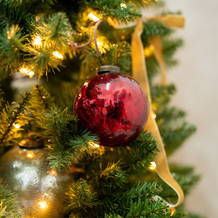 Pelota Roja de Vidrio - ambientihonduras