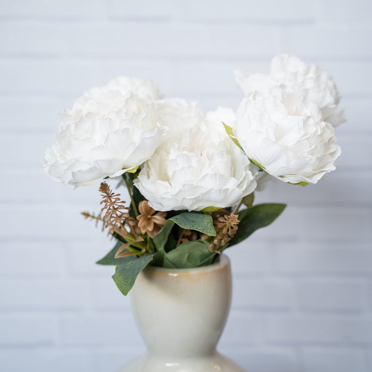 Peonia Blanca Grande - ambientihonduras