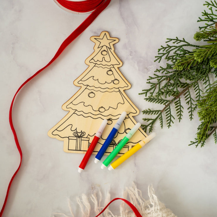 Pino para colorear - ambientihonduras