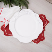 Plato Base Blanco Con Chongo - ambientihonduras