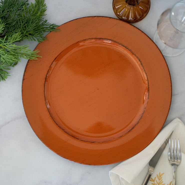 Plato Base Naranja Antiguo - ambientihonduras