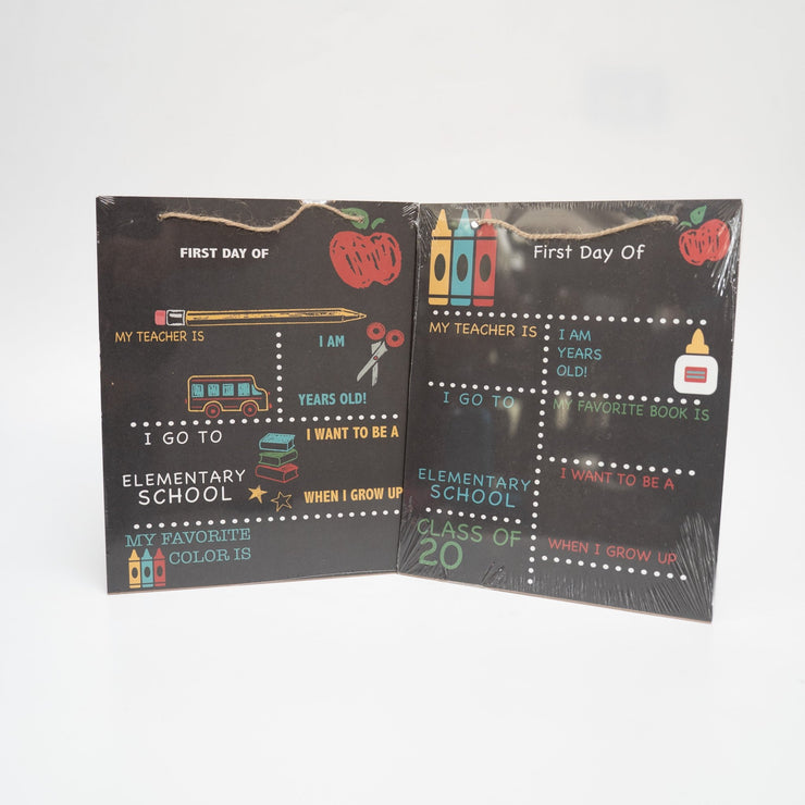 Rotulo First Day School - ambientihonduras