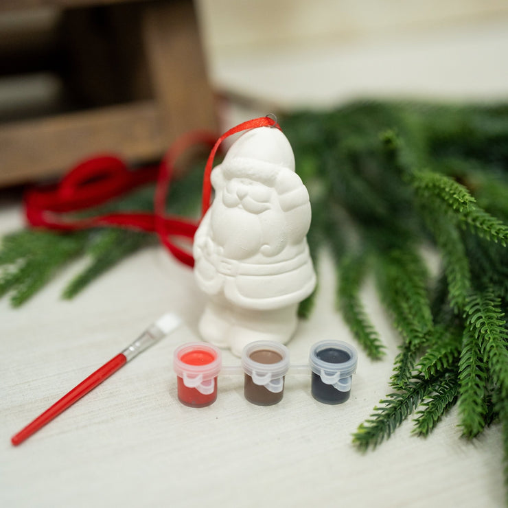 Santa de Yeso para Colorear - ambientihonduras