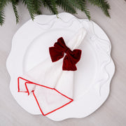 Servilleteros Chongo Rojo Borgoña - ambientihonduras