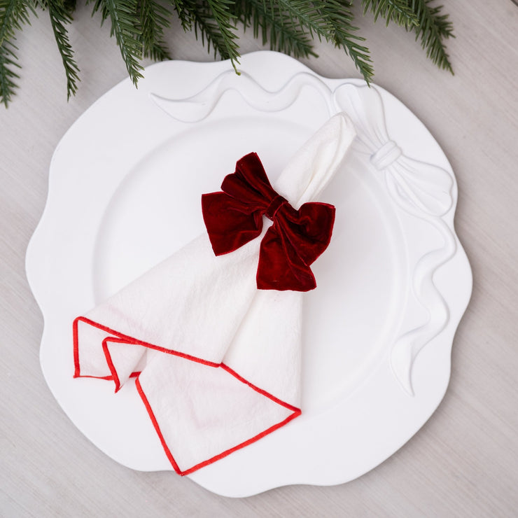 Servilleteros Chongo Rojo Borgoña - ambientihonduras