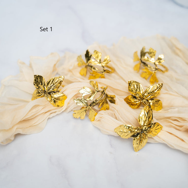 Servilleteros Dorados Varios - ambientihonduras