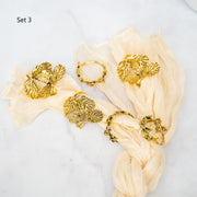 Servilleteros Dorados Varios - ambientihonduras