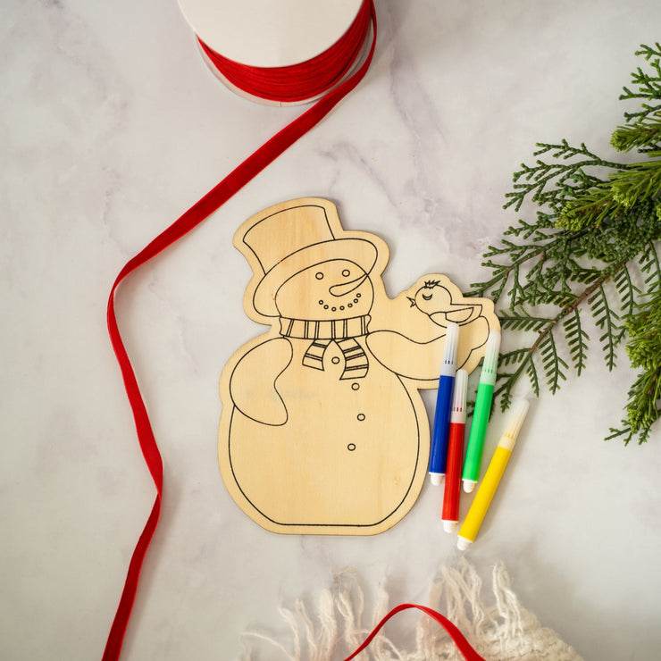 Snowman Para Colorear - ambientihonduras