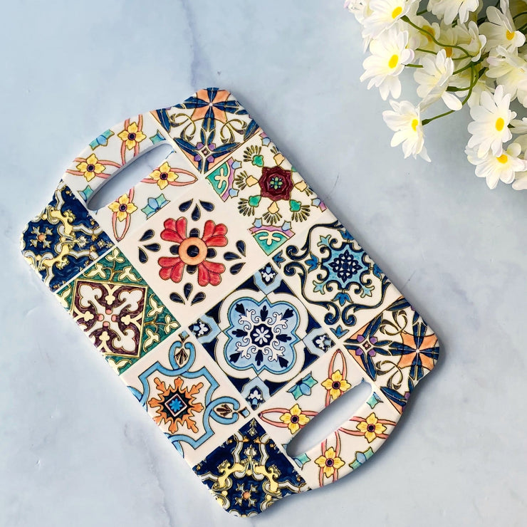 Tabla Decorativa Estilo Talavera - ambientihonduras