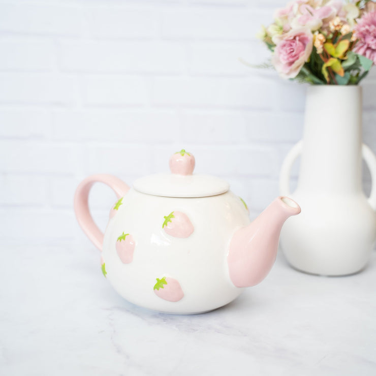 Tetera Fresas Rosas - ambientihonduras