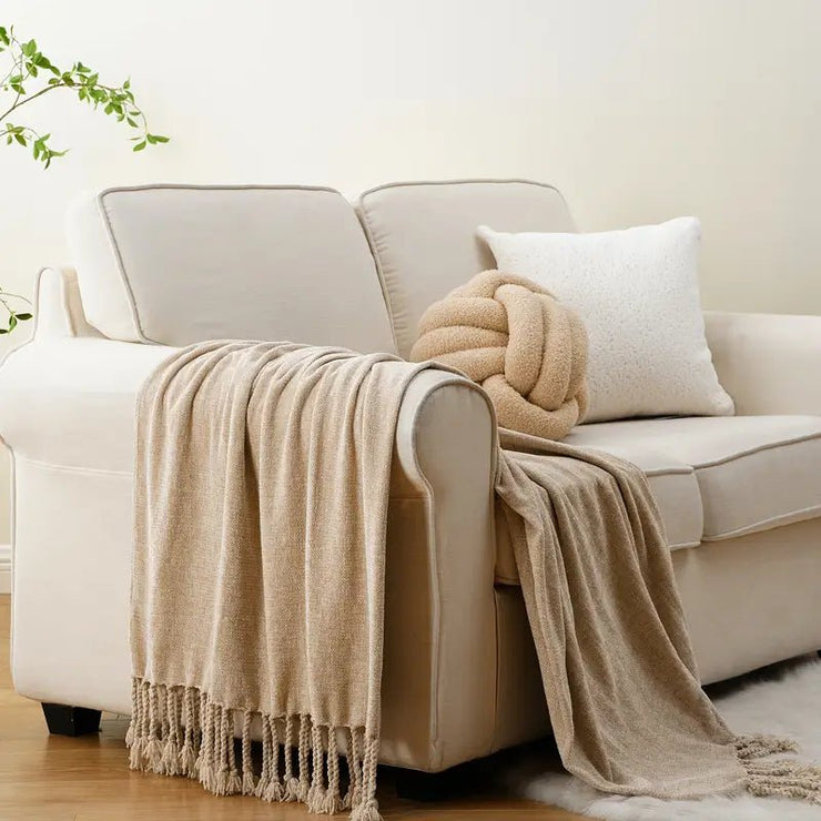 Throw Beige - ambientihonduras