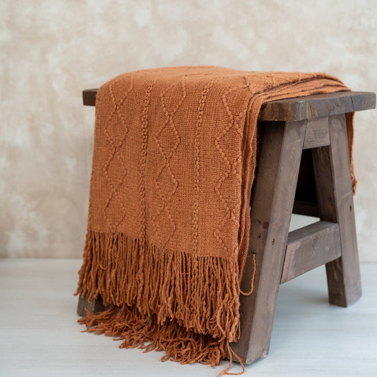 Throw Naranja Quemado - ambientihonduras