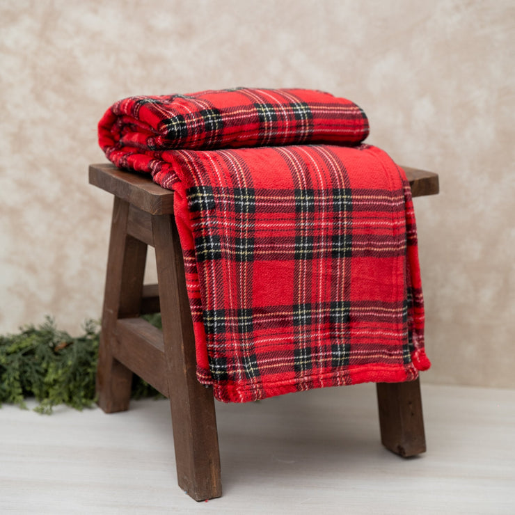 Throw Navideño Cuadriculado - ambientihonduras