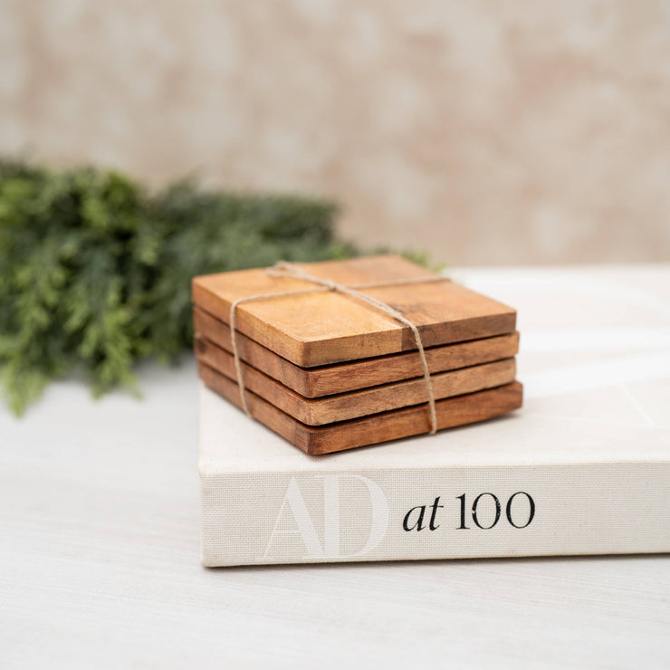 Vaseras Cuadrada de Madera - ambientihonduras