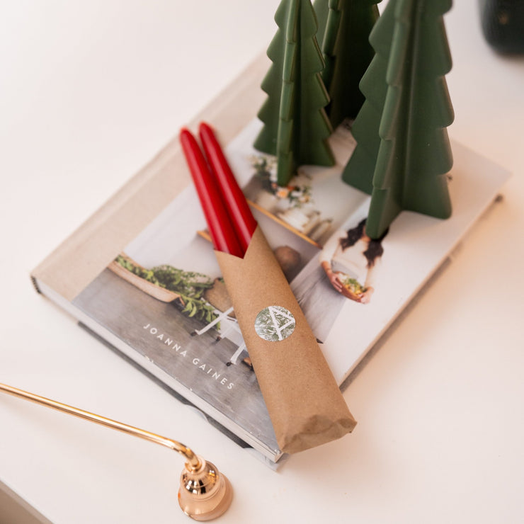 Velas Largas Rojo Tradicional - ambientihonduras